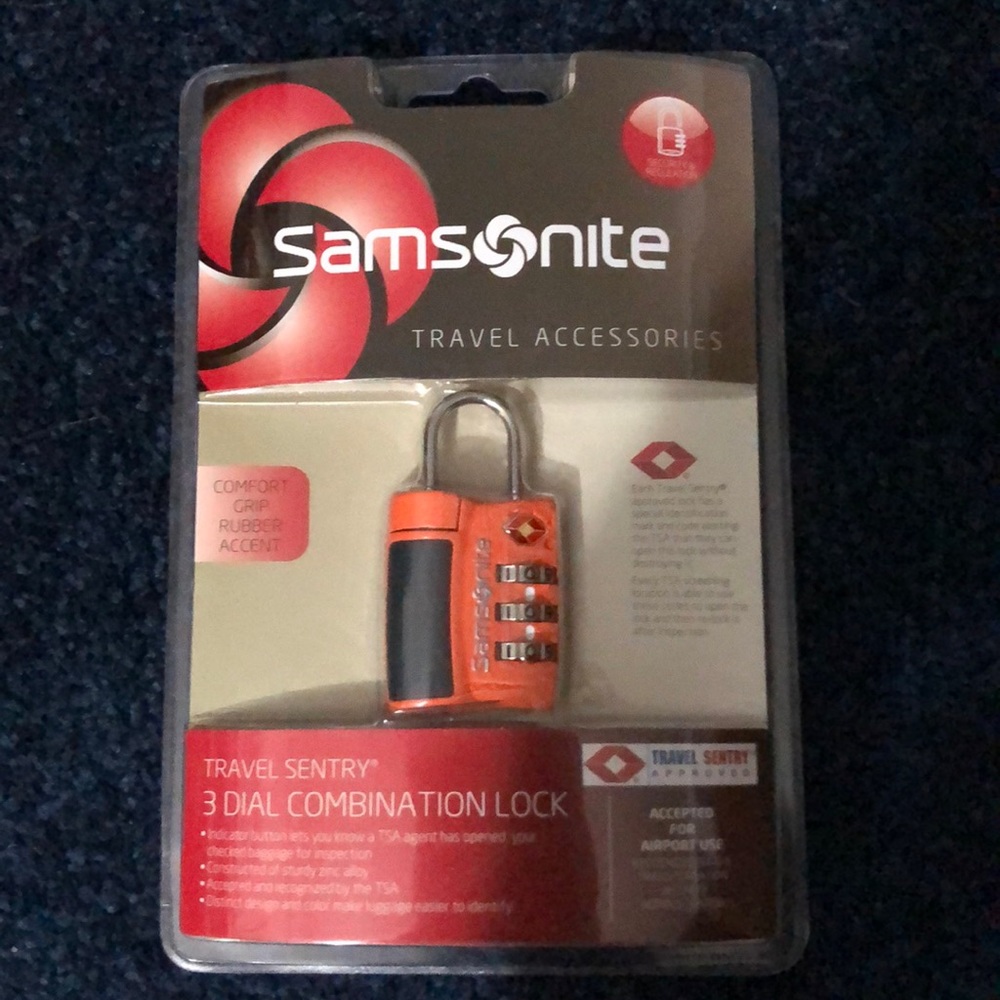 3 dial combination luggage lock